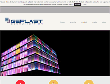 Tablet Screenshot of geplastcommunication.it